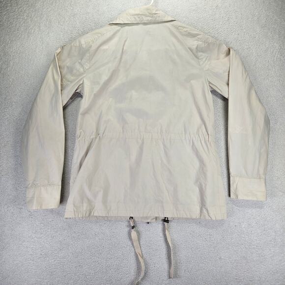 Theory Utility Jacket Womens P Petite Stand Collar Drawstrings Zip Front - Picture 5 of 16